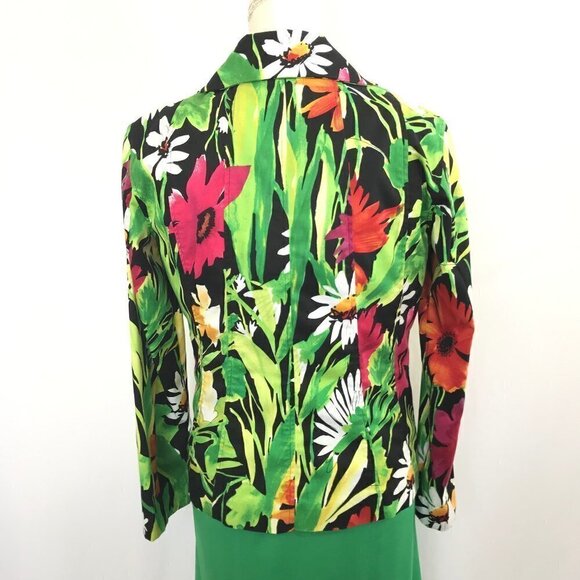 Chico's Lightweight Summer Floral Jacket/Blazer - Picture 6 of 15